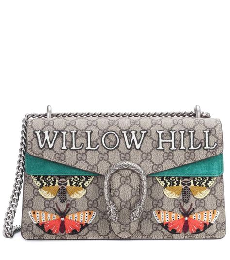 small dionysus willow hill chain shoulder gucci saks|Gucci Gucci GG Supreme Small Dionysus Shoulder Bag In .